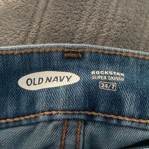 Old Navy ROCKSTAR Super skinny jeans size Medium